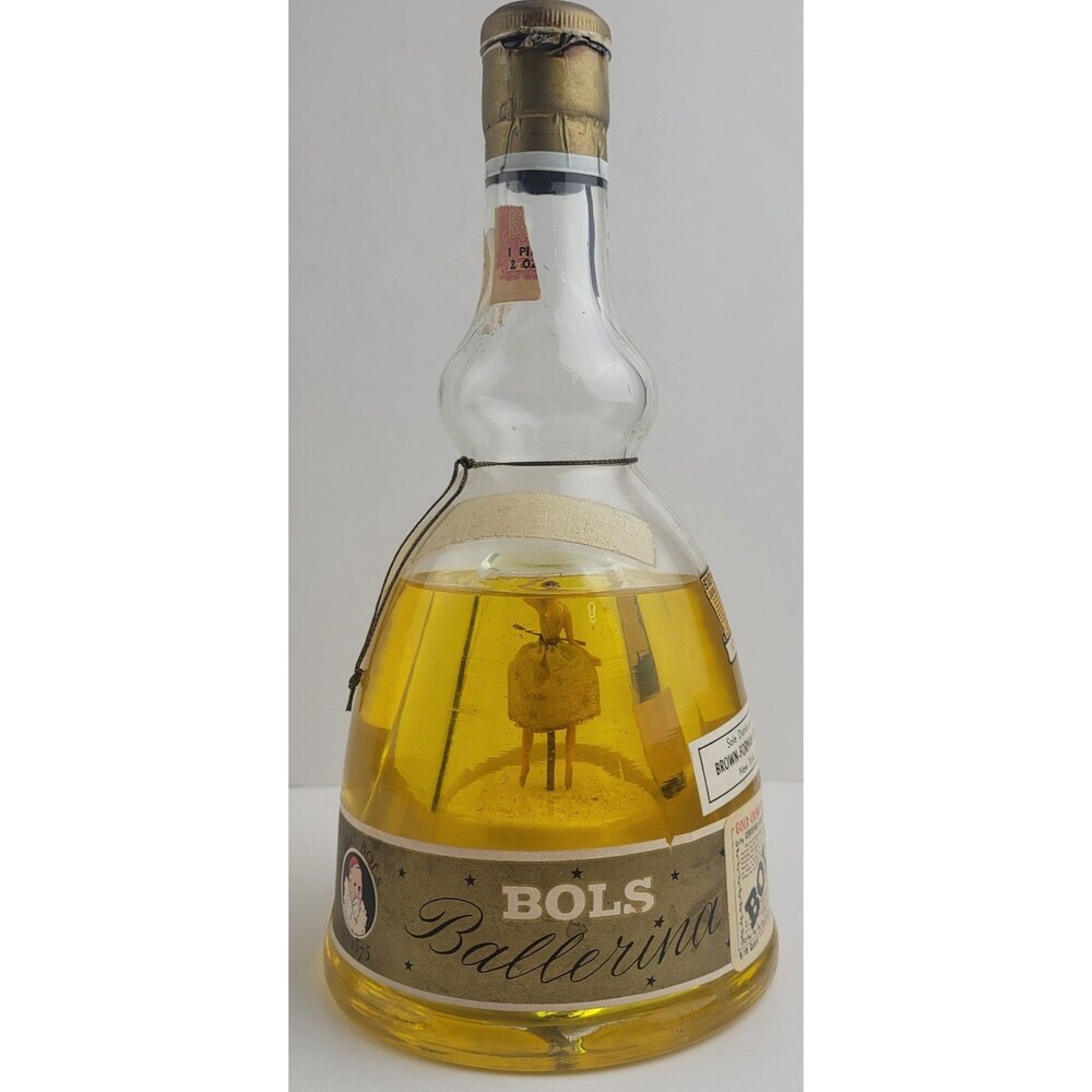 Vintage Bols Ballerina Musical Decanter Reuge Swiss Music Le Bleu Danube - WORKS
